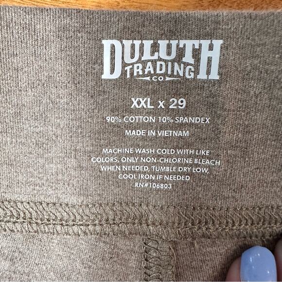 DULUTH Trading Company Women’s Stretch Pants Size XXL, 29 in Length Cotton Tan - Picture 3 of 7